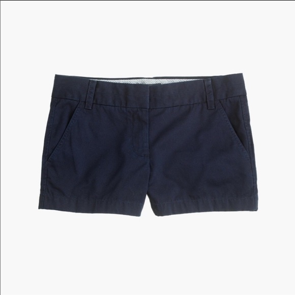J. Crew chino shorts navy size 6 - Picture 2 of 6